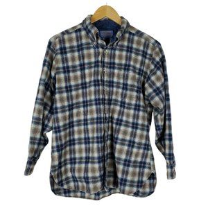 Vintage Pendleton Shirt Mens XL Rockabilly Hipster Flannel Virgin Wool USA READ